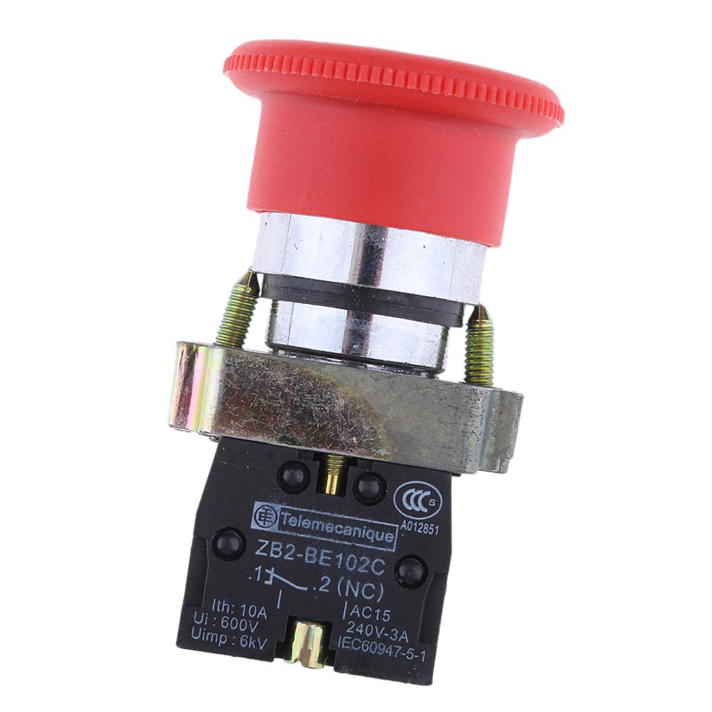 XB2-BS542 Mushroom NC Emergency Stop Latching Rotary Push-button Switch