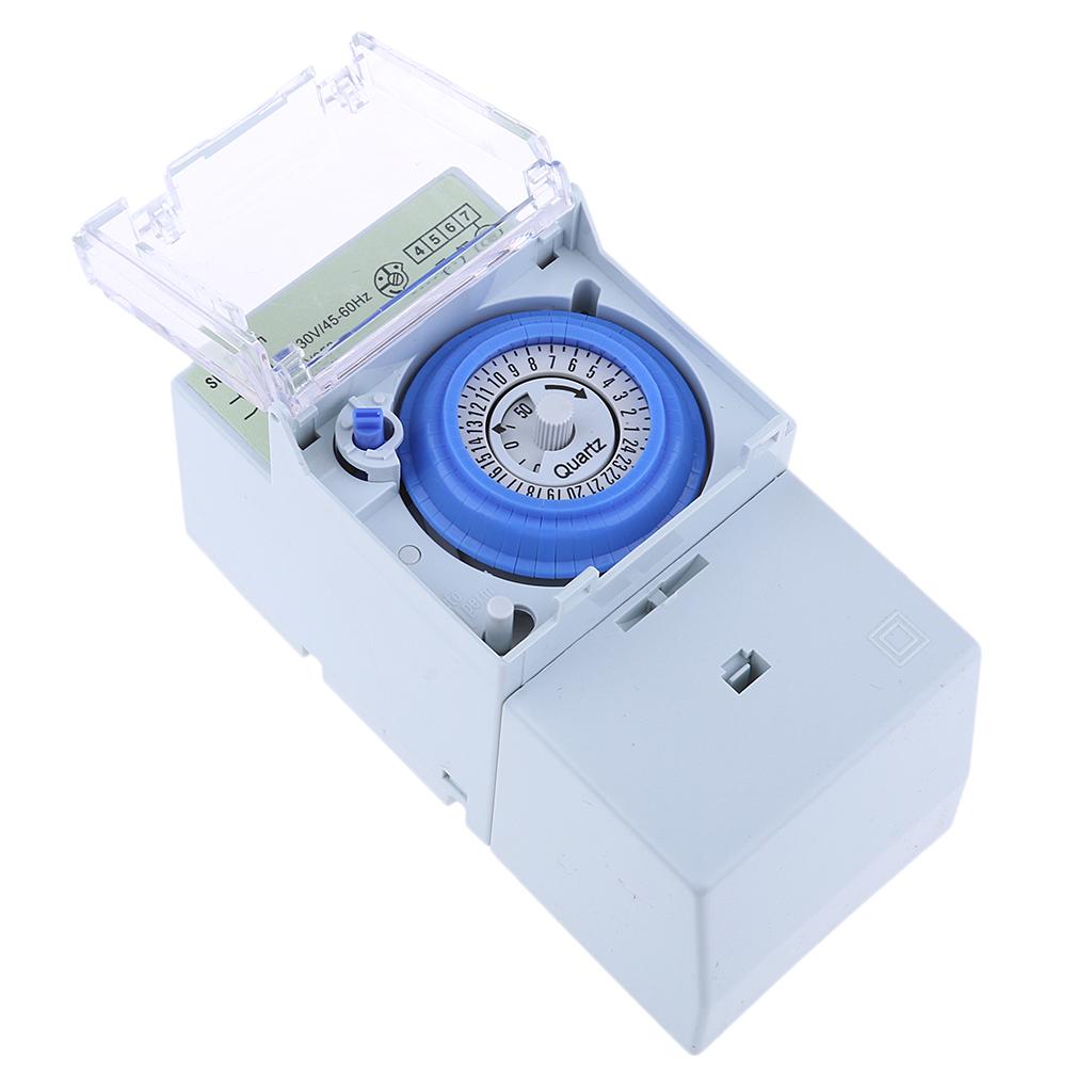 SUL181h 220VAC 16A Mechanical Timer 24Hours Mechanical Din Rail Timer Switch