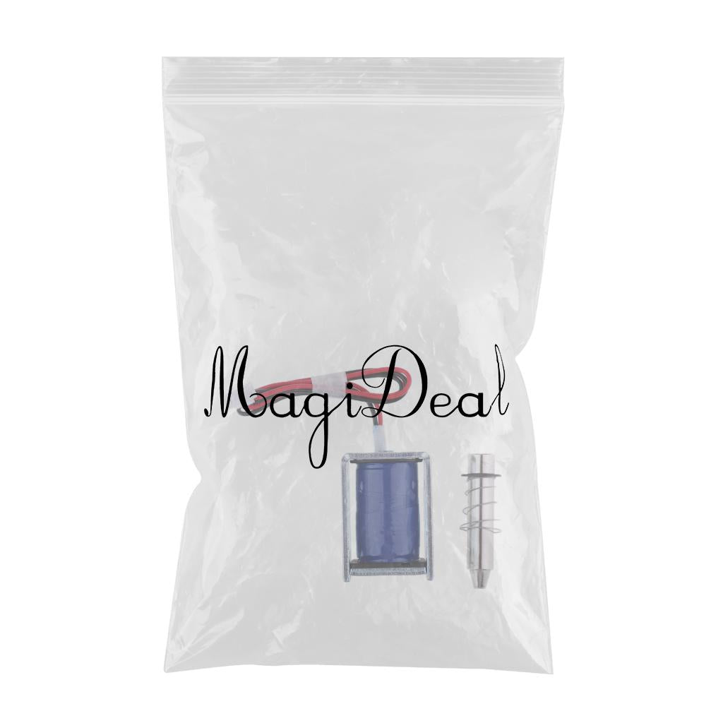 DC 6V 1A Electric Magnetic Push-Pull Solenoid Lock for Doors Gates Cabinet