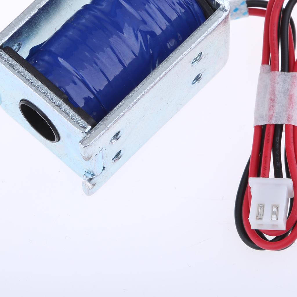DC 12V 2A Electric Magnetic Push Solenoid Lock for Doors Gates Cabinet
