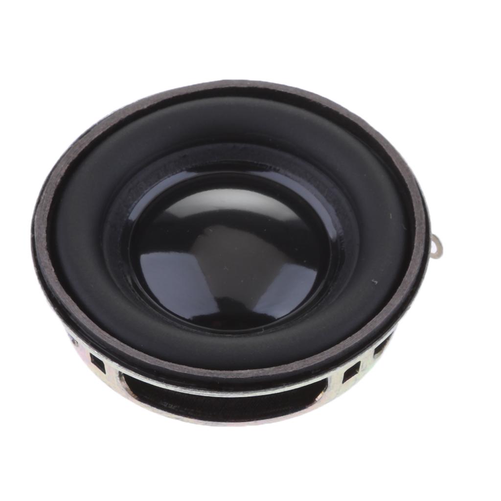 40mm 3W Full Range Audio Speaker Round Loudspeaker Replacement Black