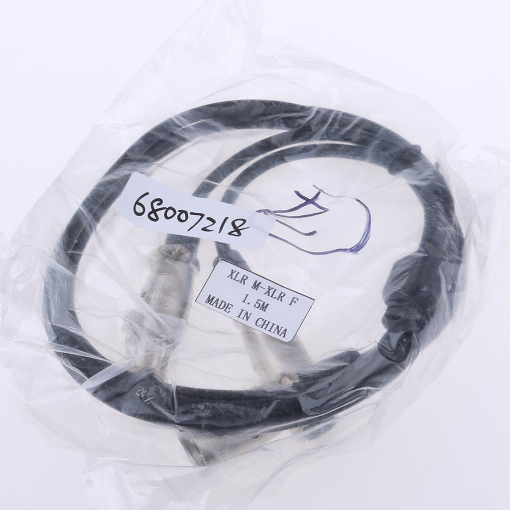 XLR Cable 1 Male to 2 Female M / F Audio Cable Splitter For Microphone Mixer