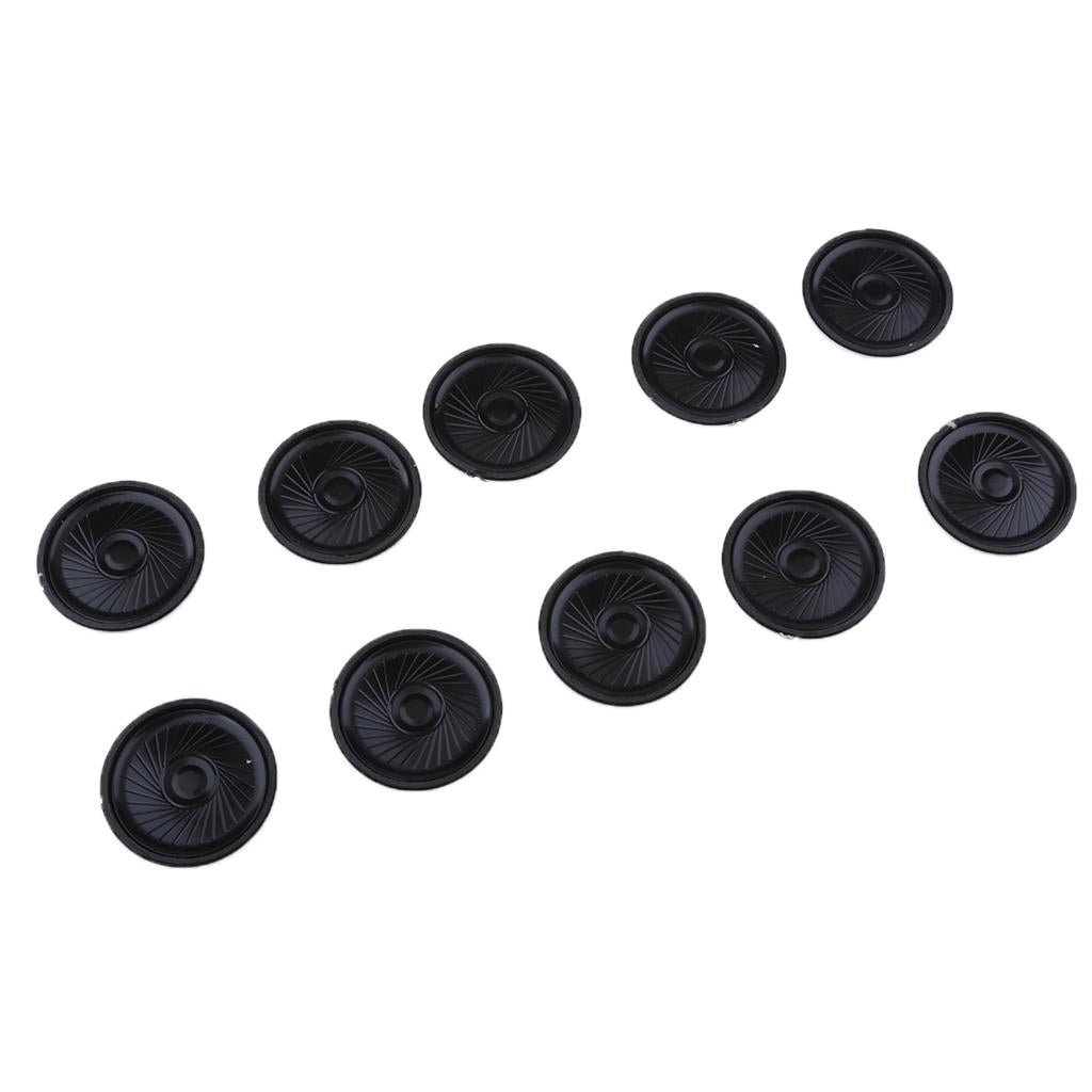 10Pieces Full Range Speaker 0.5W 8ohm Round Loudspeaker 40x40mm