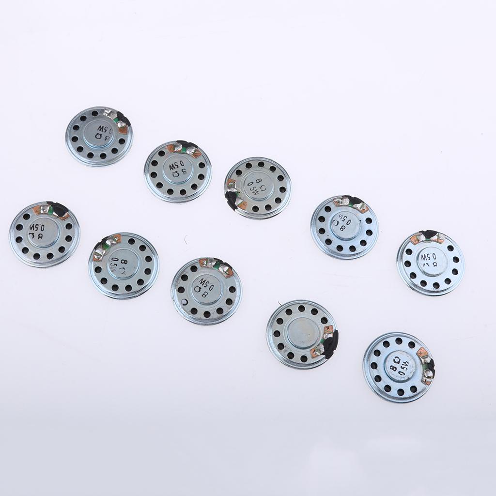 3x10Pcs 30mm 8ohm 0.5W Audio Speaker Stereo Woofer Loudspeaker Trumpet Horn