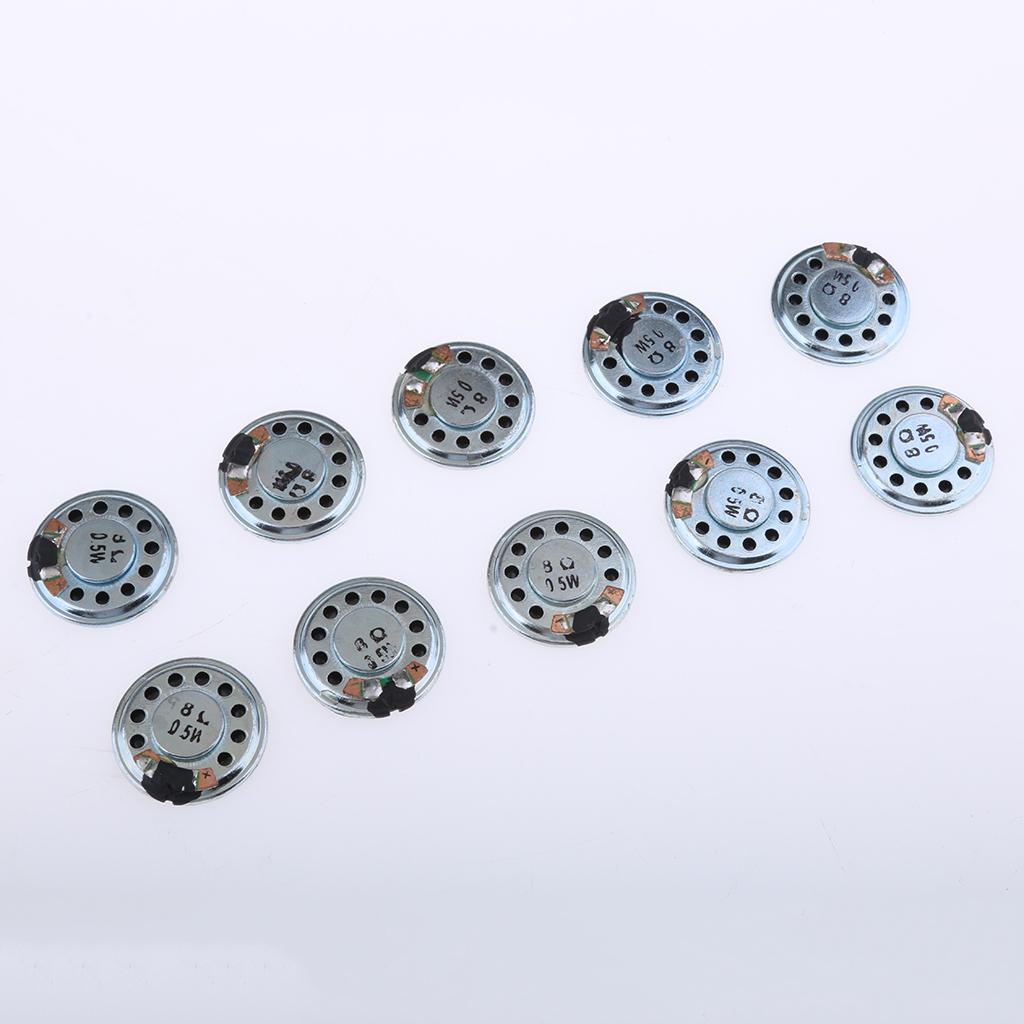3x10Pcs 28mm 8ohm 0.5W Audio Speaker Stereo Woofer Loudspeaker Trumpet Horn