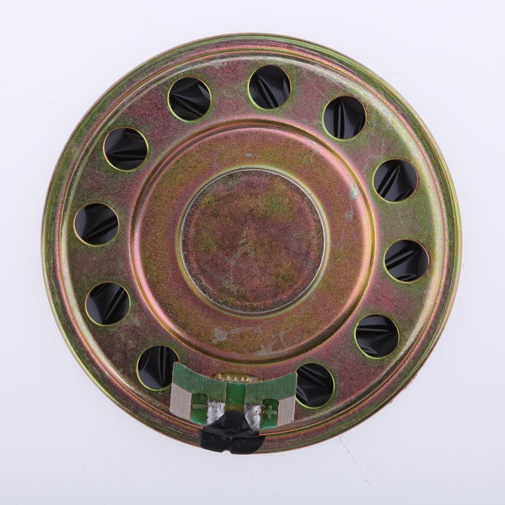 10Pieces Full Range Speaker 0.5W 8ohm Round Loudspeaker 50x50mm Waterproof