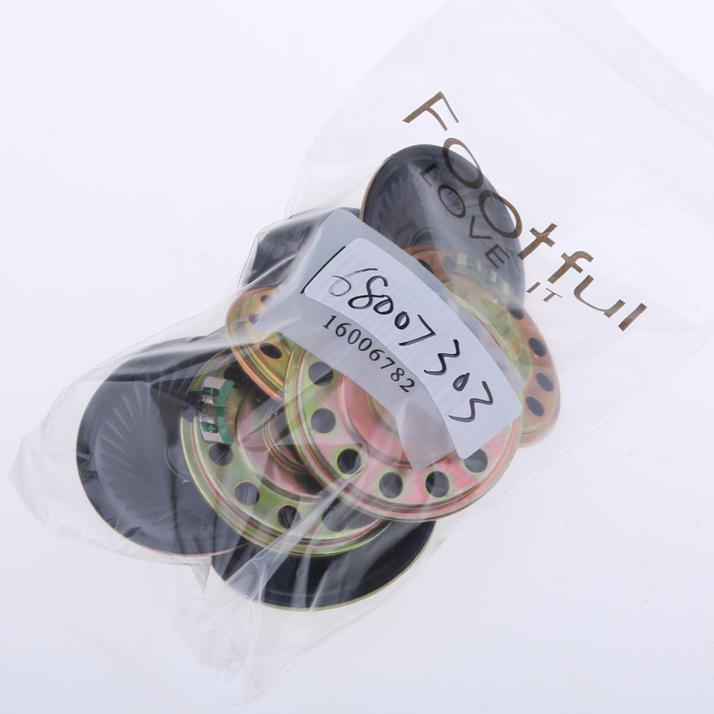 10Pieces Full Range Speaker 0.5W 8ohm Round Loudspeaker 50x50mm Waterproof
