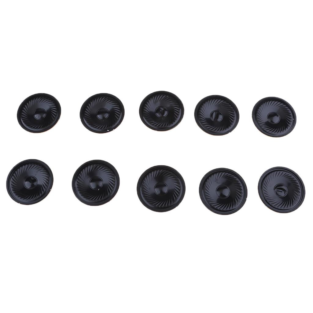 10Pieces Full Range Speaker 0.5W 8ohm Round Loudspeaker 50x50mm Waterproof