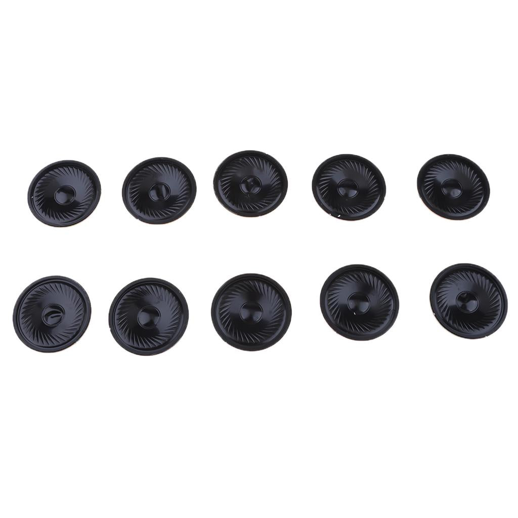 10Pieces Full Range Speaker 0.5W 8ohm Round Loudspeaker 50x50mm Waterproof