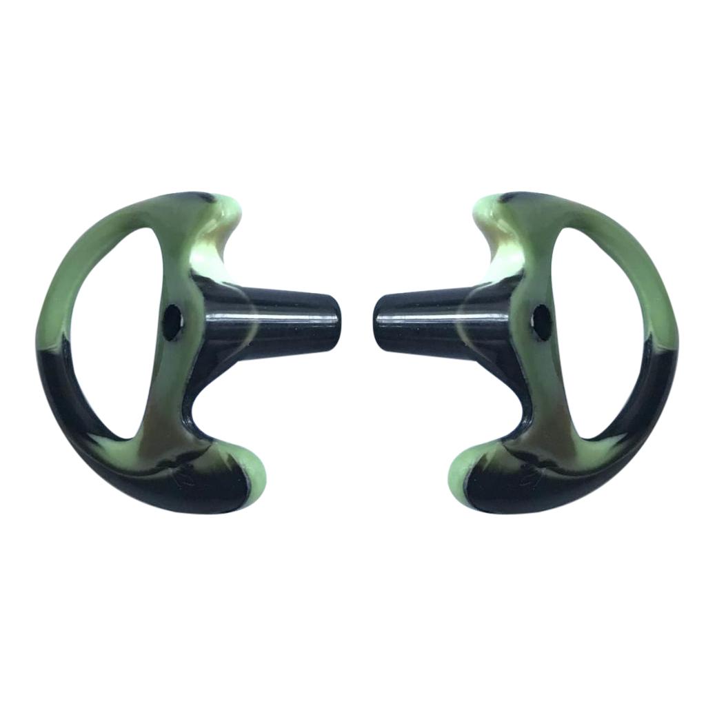1Pair Silicone Ear Bud for Covert Acoustic Tube Earpiece For Two way Radio m