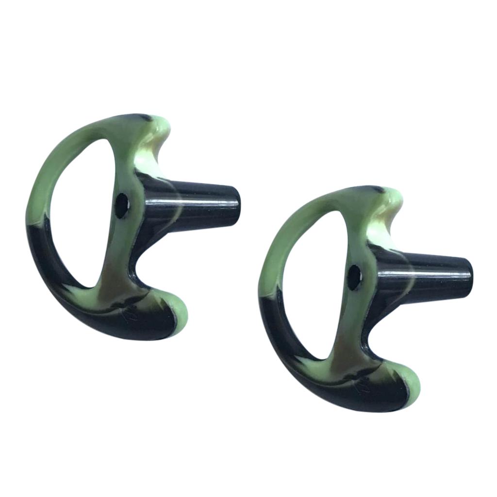 1Pair Silicone Ear Bud for Covert Acoustic Tube Earpiece For Two way Radio m
