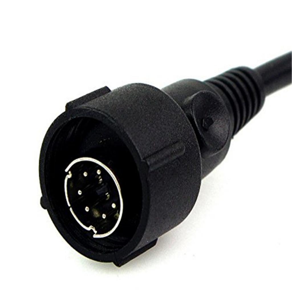 Mini Din Plug Connector Cable for Kenwood Puxing Baofeng Radio Headset