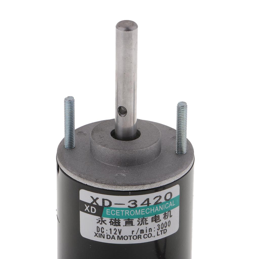 12V 30W High Speed CW/CCW Permanent Magnet DC Motor 3000RPM
