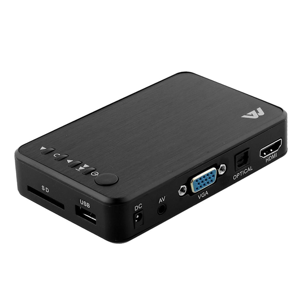 1080P Full HD HDMI Media Player AV VGA RMVB MKV SD USB JPEG US Plug