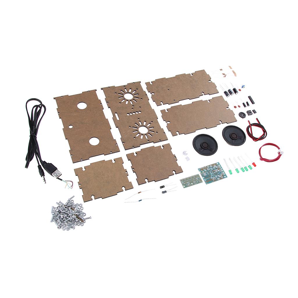 DA2822M Power Amplifier Kit KA2284 Level Indicator Module BTL Audio Speaker