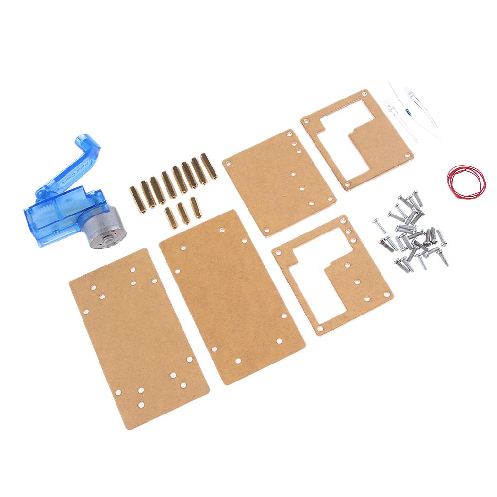 Dynamo Hand Crank Generator Electronic Experiment DIY Kits Emergency power