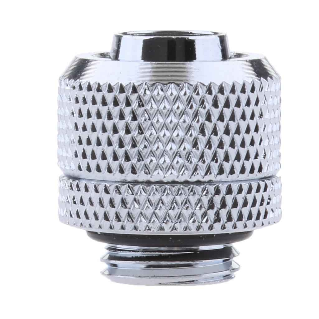 G1/4" Thread Compress Connection Fitting Connector for 9.5 / 12.7mm Pipe