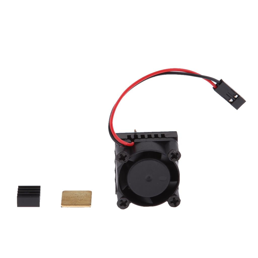 Cooling Fan System Module with Aluminum Heatsink for Raspberry Pi 3B+