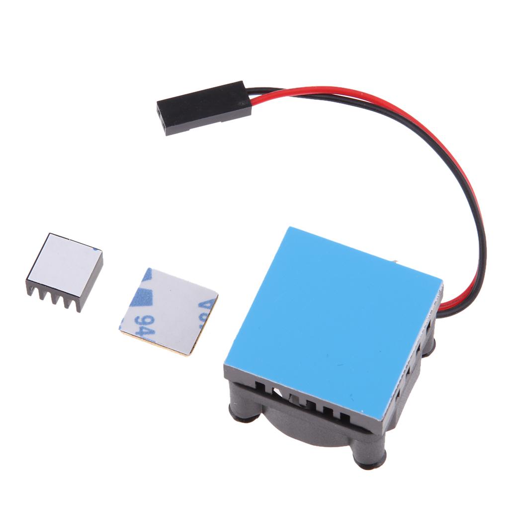 Cooling Fan System Module with Aluminum Heatsink for Raspberry Pi 3B+