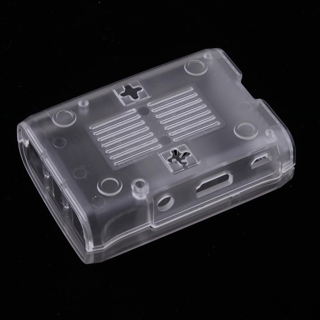 Protective Case Enclosure Box Cover &Mini Cooler Fan for Raspberry Pi 2/3/B+