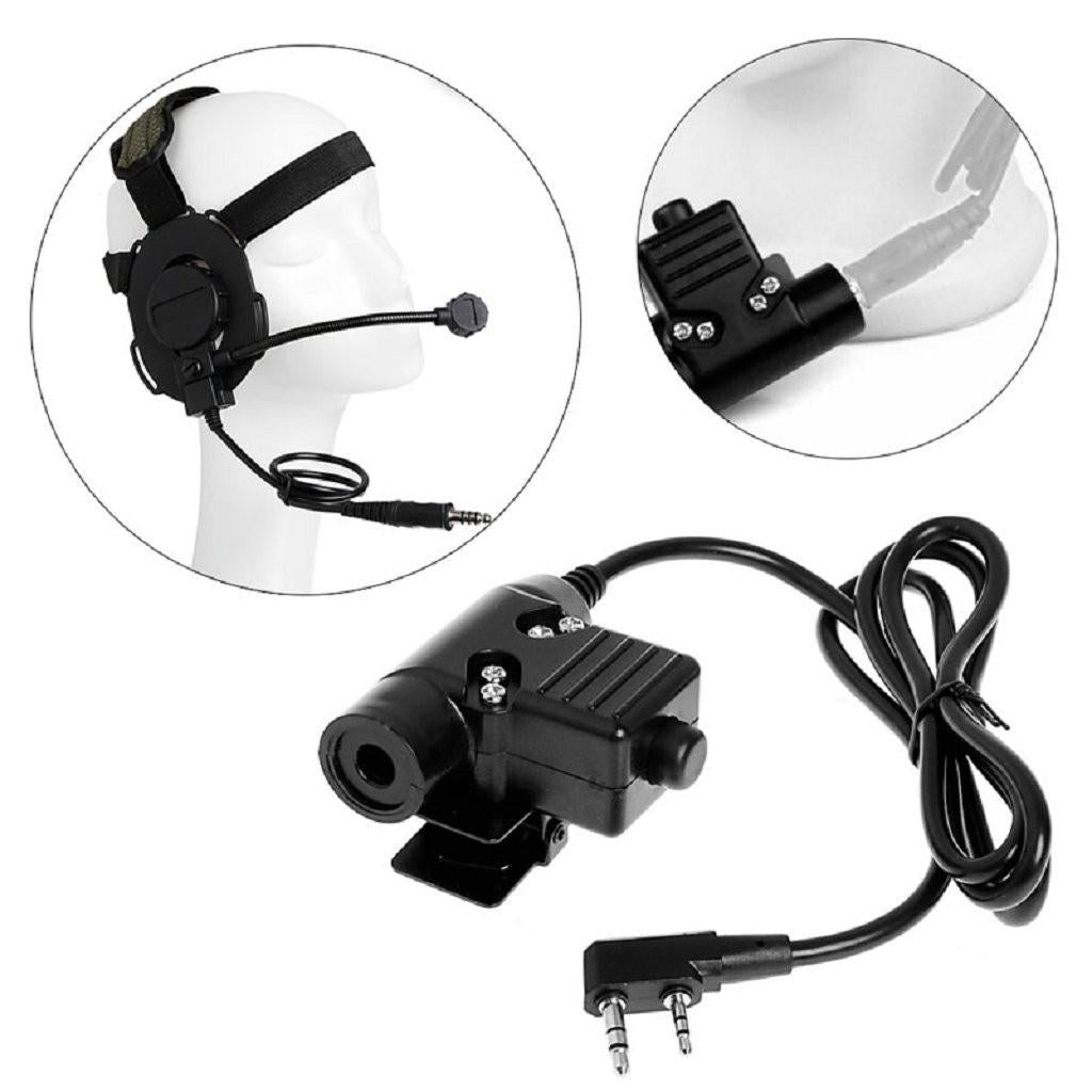 Radio 2Pin Z Tactical Heavy Duty Bowman Elite II Hd03 Headset with U94 PTT 