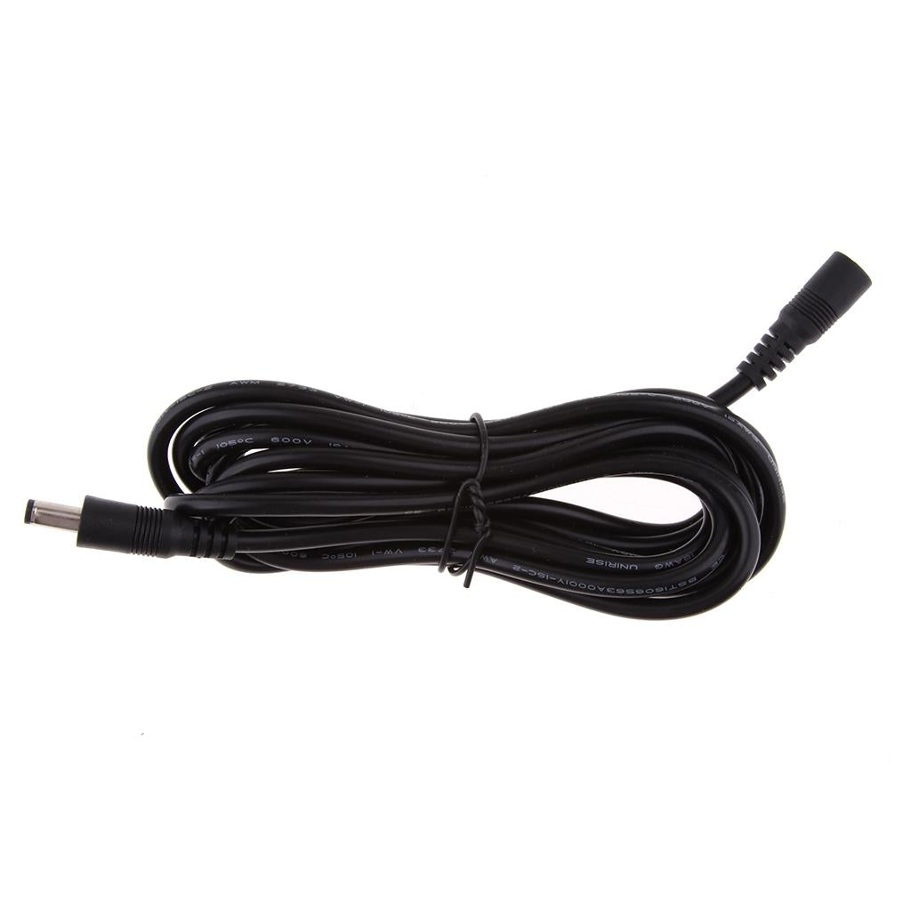 DC 5.5x2.1mm Socket Female to Male DC Power Plug Connection Extension Cable
