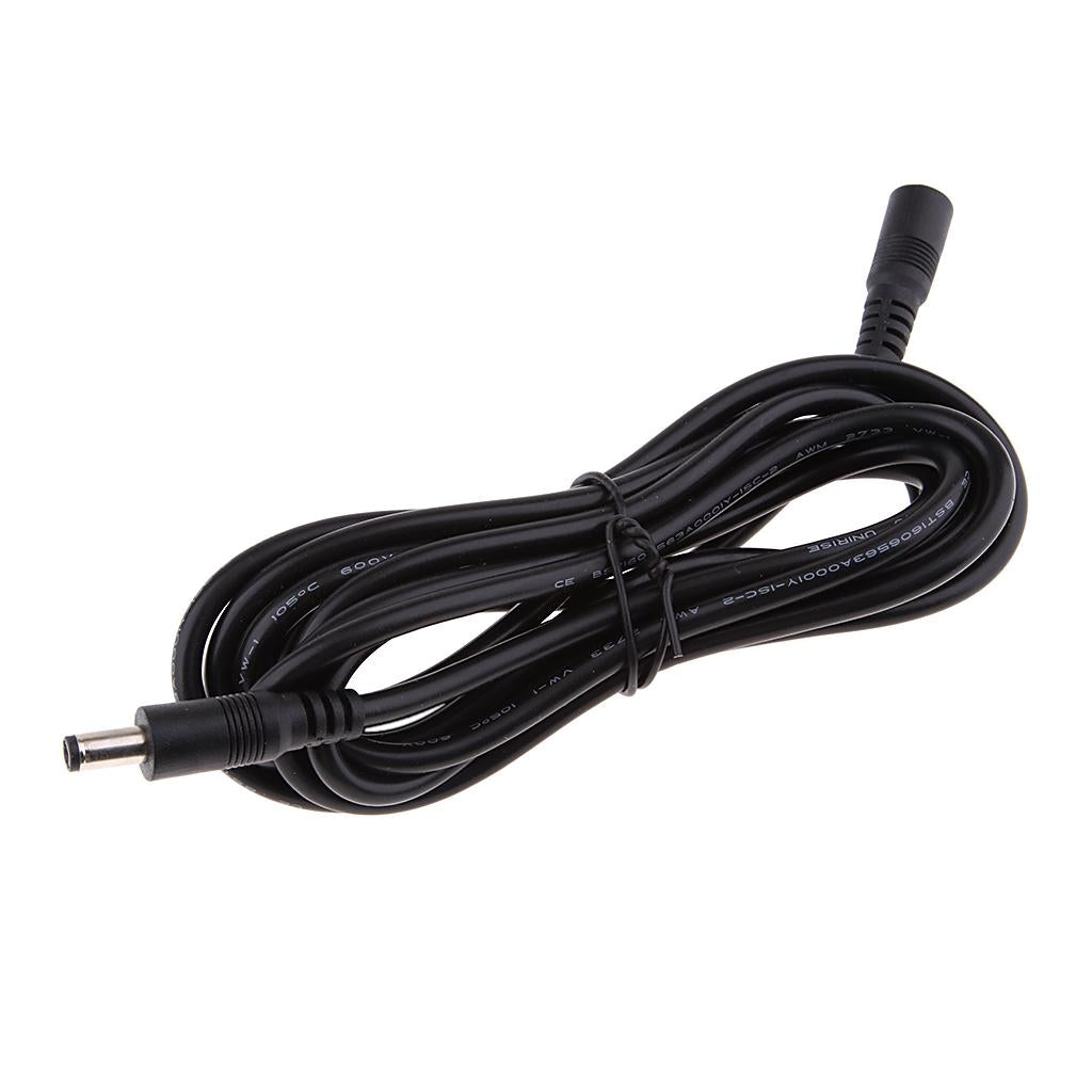 DC 5.5x2.1mm Socket Female to Male DC Power Plug Connection Extension Cable