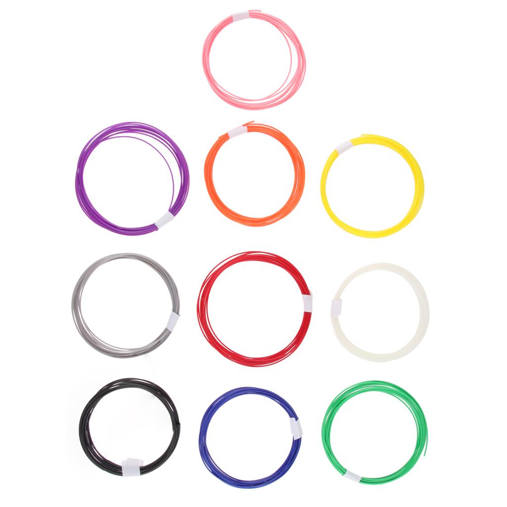 Premium 10m 2.2lb 1kg ABS 1.75mm 3D Printer Filament Spool Multi-Coloured