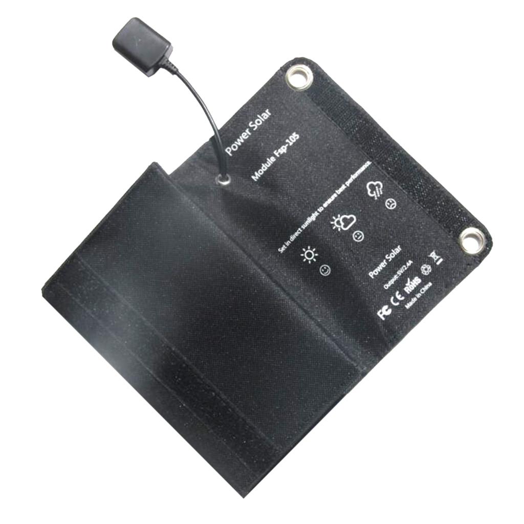 10W Solar Panel Portable Folding Battery Charger USB Port for Phone Tablet