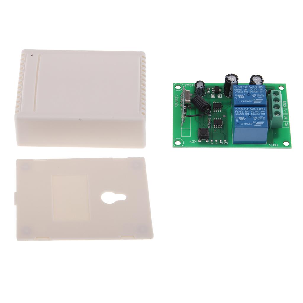 Wireless 433MHz RF Module Transmitter Remote Control Switch 2 Channel + Case
