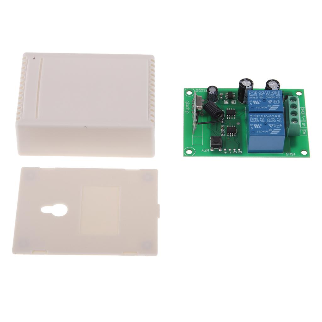 Wireless 433MHz RF Module Transmitter Remote Control Switch 2 Channel + Case