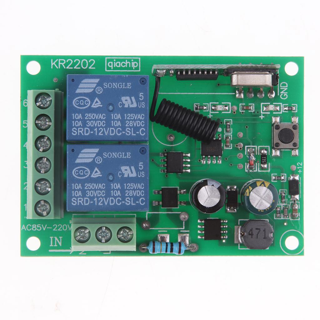 433Mhz Wireless Remote Control Switch Receiver Module RF Transmitter Remote