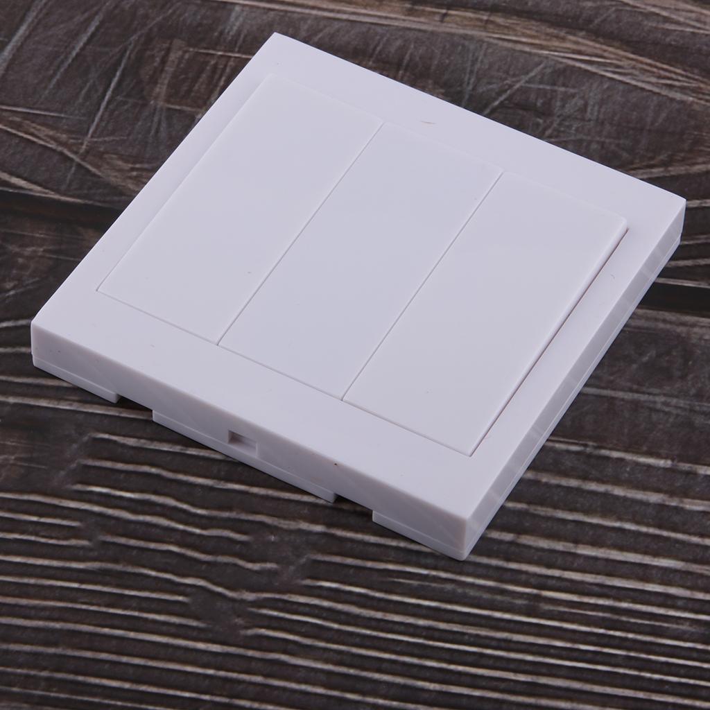 3 Ways Smart Home Wireless Remote Control Switch Wall Panel 433Mhz