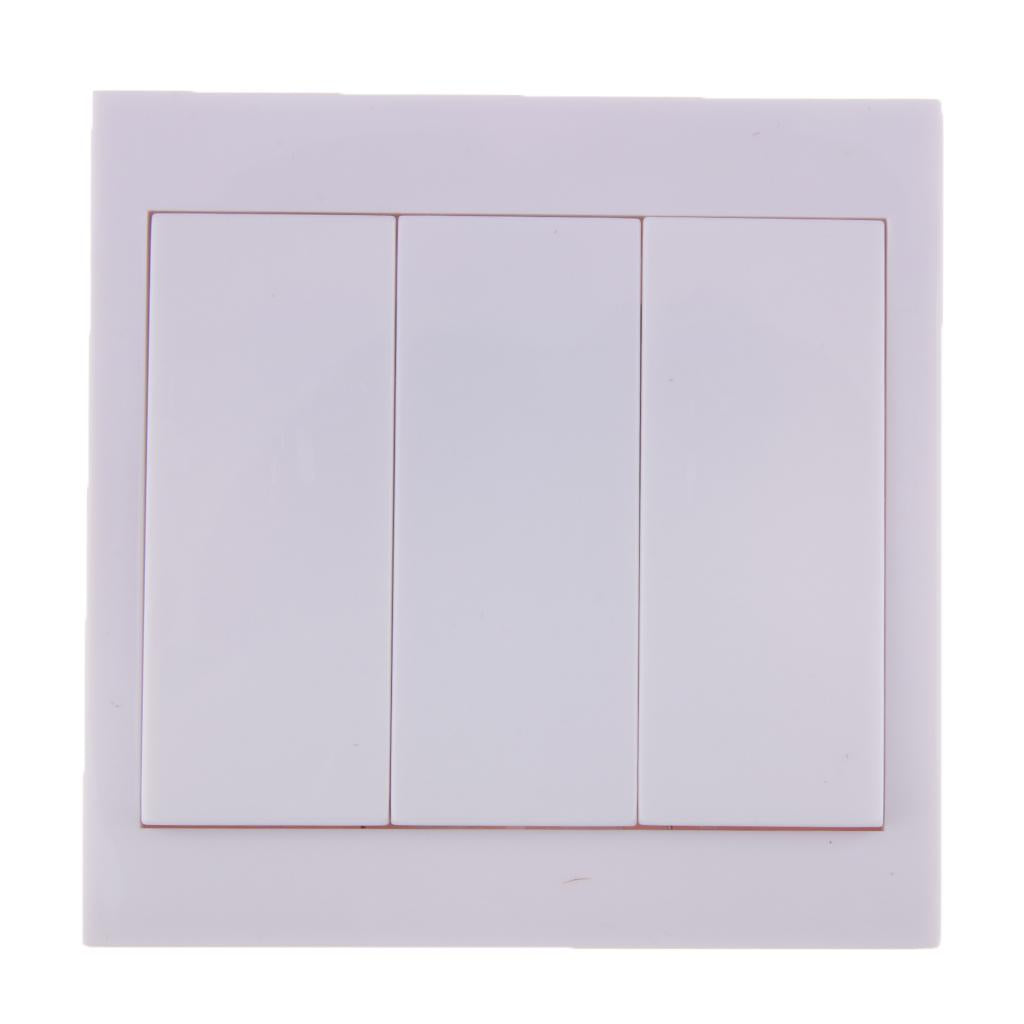 3 Ways Smart Home Wireless Remote Control Switch Wall Panel 433Mhz