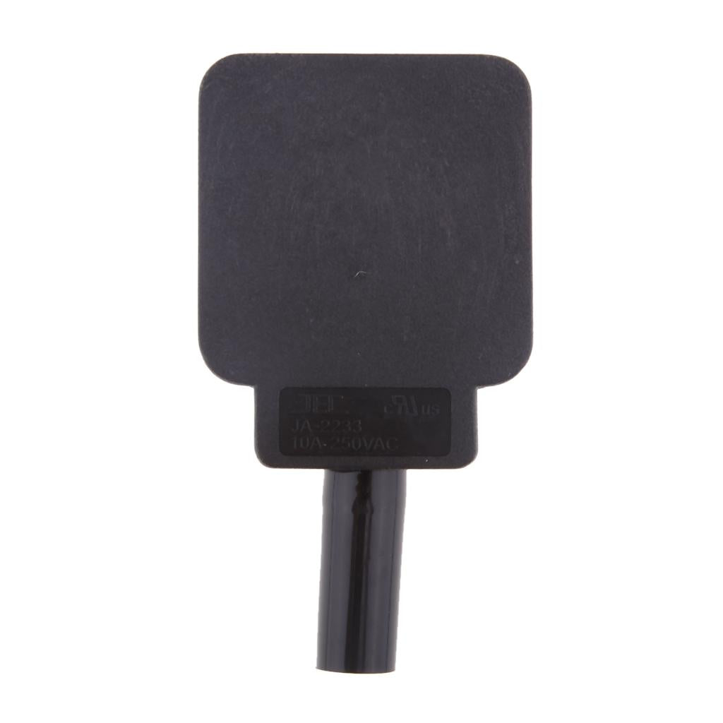 IEC Male C14 Right Angled 10A Connector Adapter Kettle Socket 90 Degree Plug