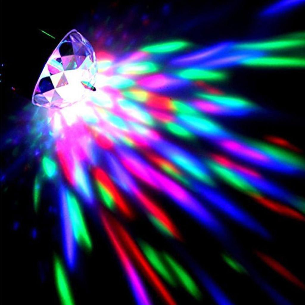 Voice control small magic ball light RGB mobile phone stage light  white