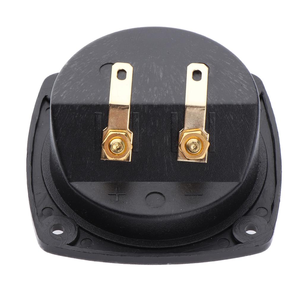 Mini Speaker Box Terminal Round Spring Cup Connector Subwoofer Enclosure 3