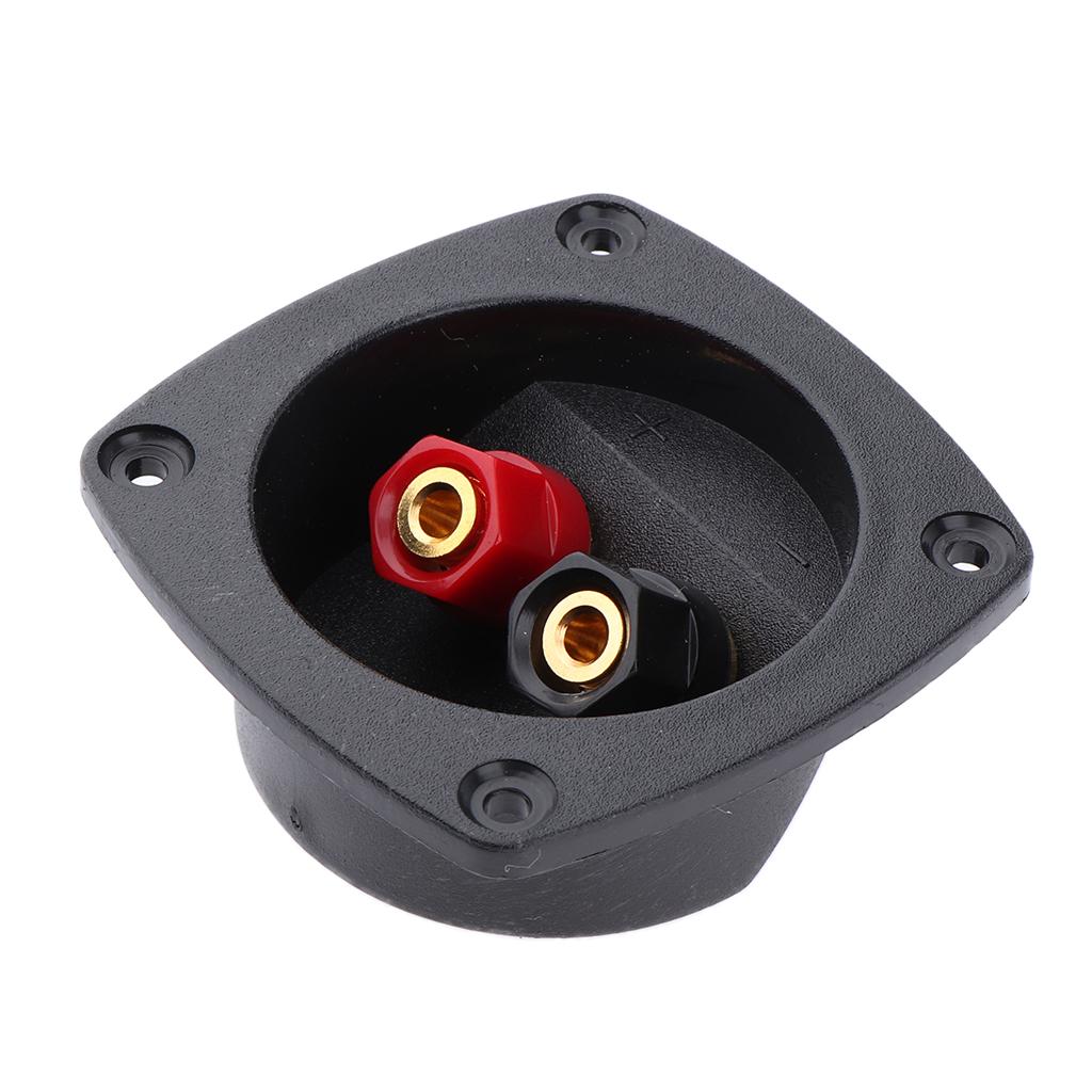 Mini Speaker Box Terminal Round Spring Cup Connector Subwoofer Enclosure 8