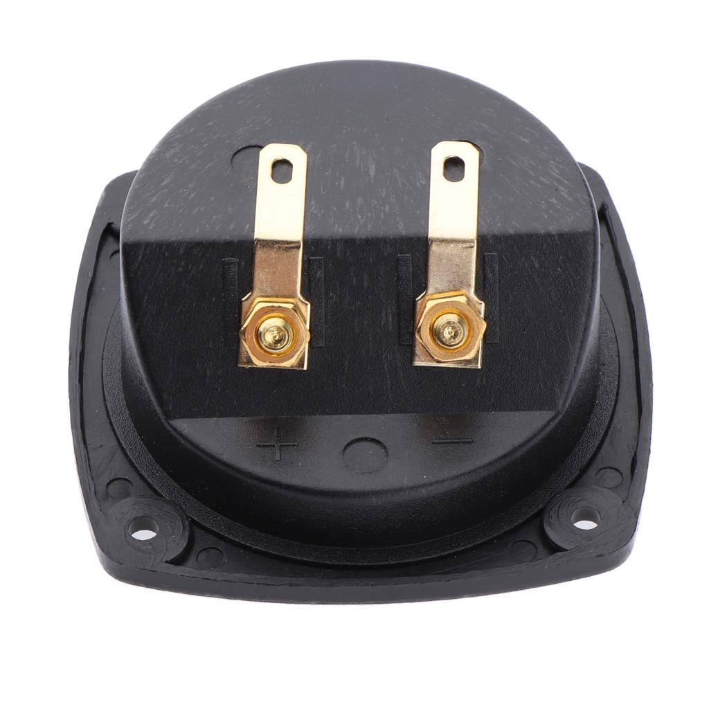 Mini Speaker Box Terminal Round Spring Cup Connector Subwoofer Enclosure 8
