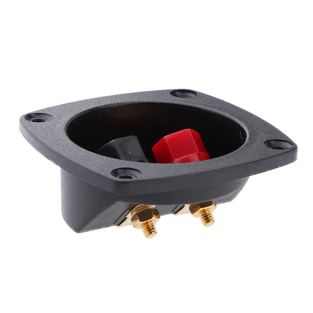 Mini Speaker Box Terminal Round Spring Cup Connector Subwoofer Enclosure 8