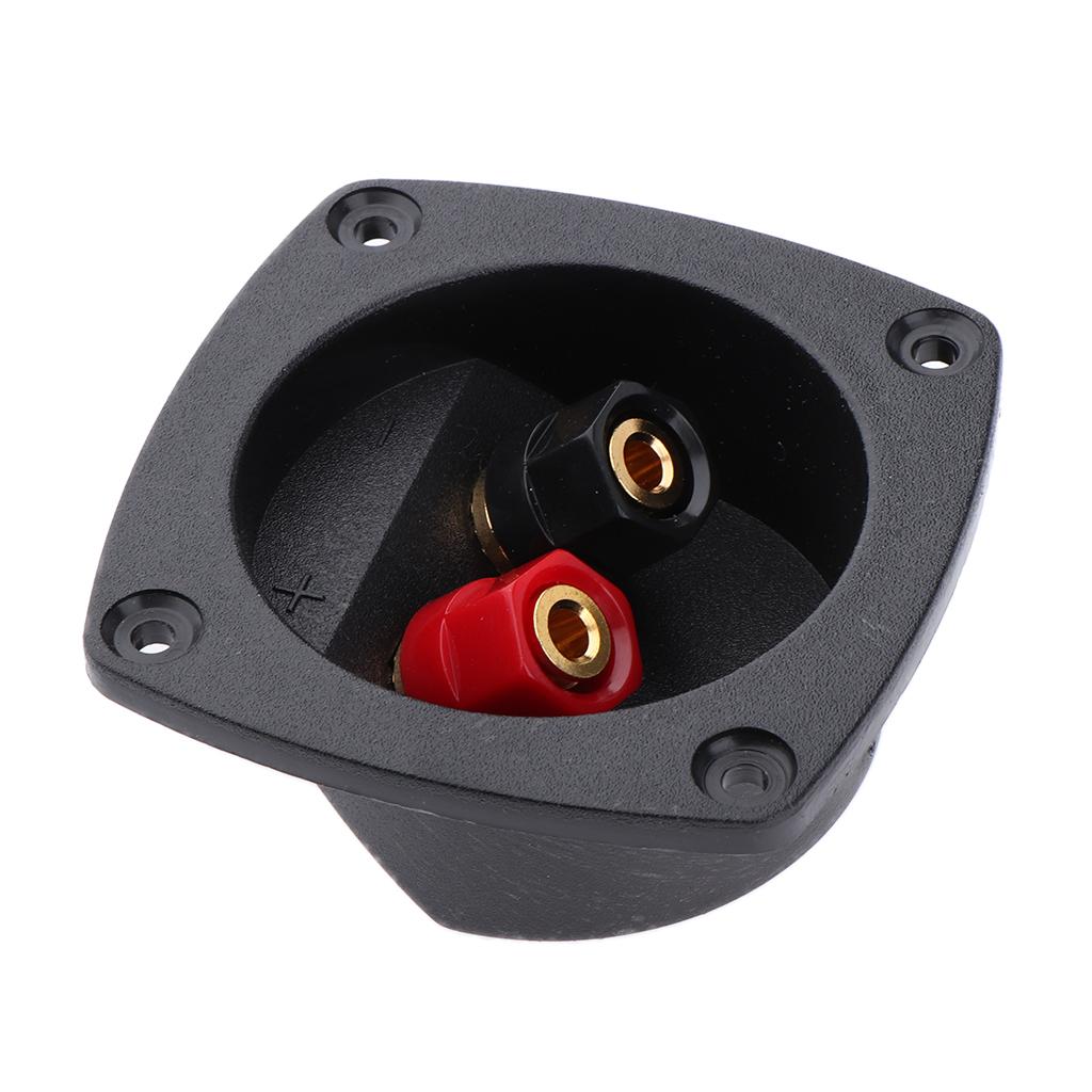 Mini Speaker Box Terminal Round Spring Cup Connector Subwoofer Enclosure 8