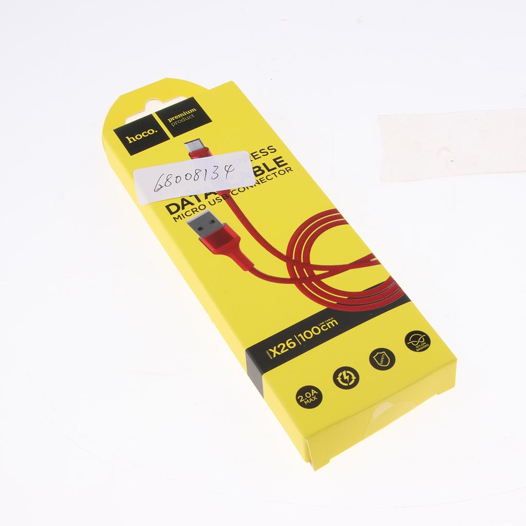 4xUSB Charging Power Supply Adapter Data Cable for Android Device Red