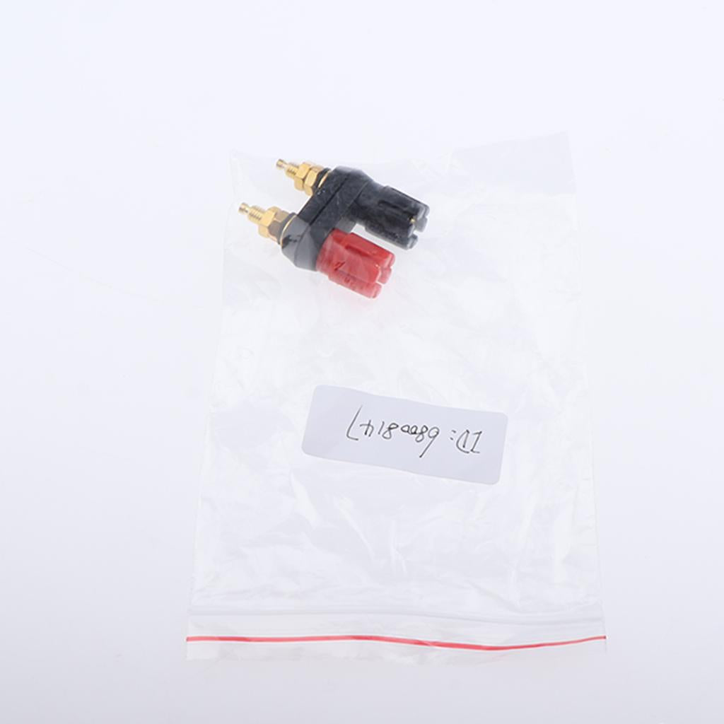 4xDual 4mm Banana Plug Jack Socket Binding Post For Speaker Amplifier