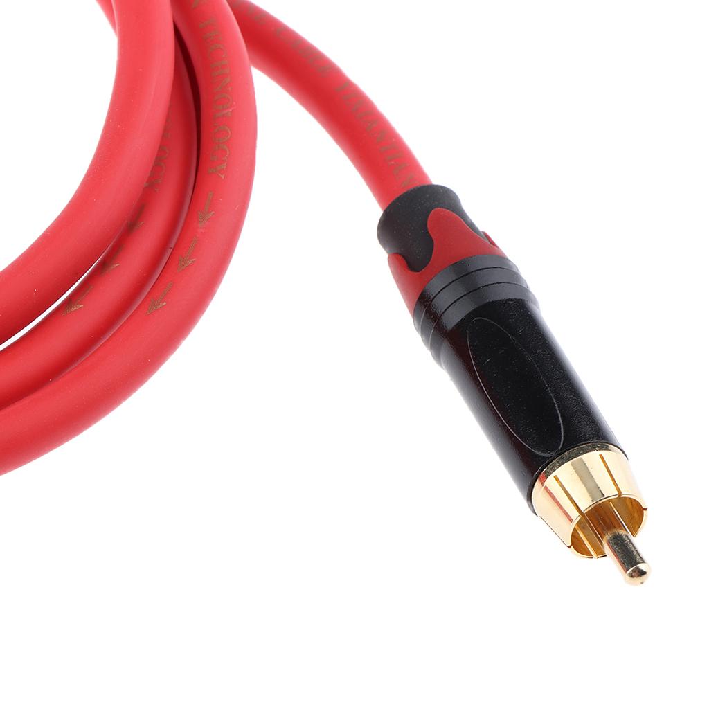 RCA Plug Male to 3 Pin XLR Male Plug Microphone Audio Adapter Cable 150cm