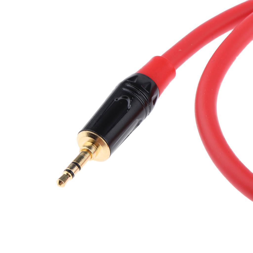 3.5mm 1/8 Male to 3 Pin XLR Female Headphone Microphone Audio Cable 50cm"