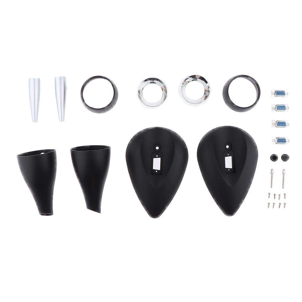 Car Home Tweeter Speaker Wakeboard Tower Enclosures Plastic Shell Covers