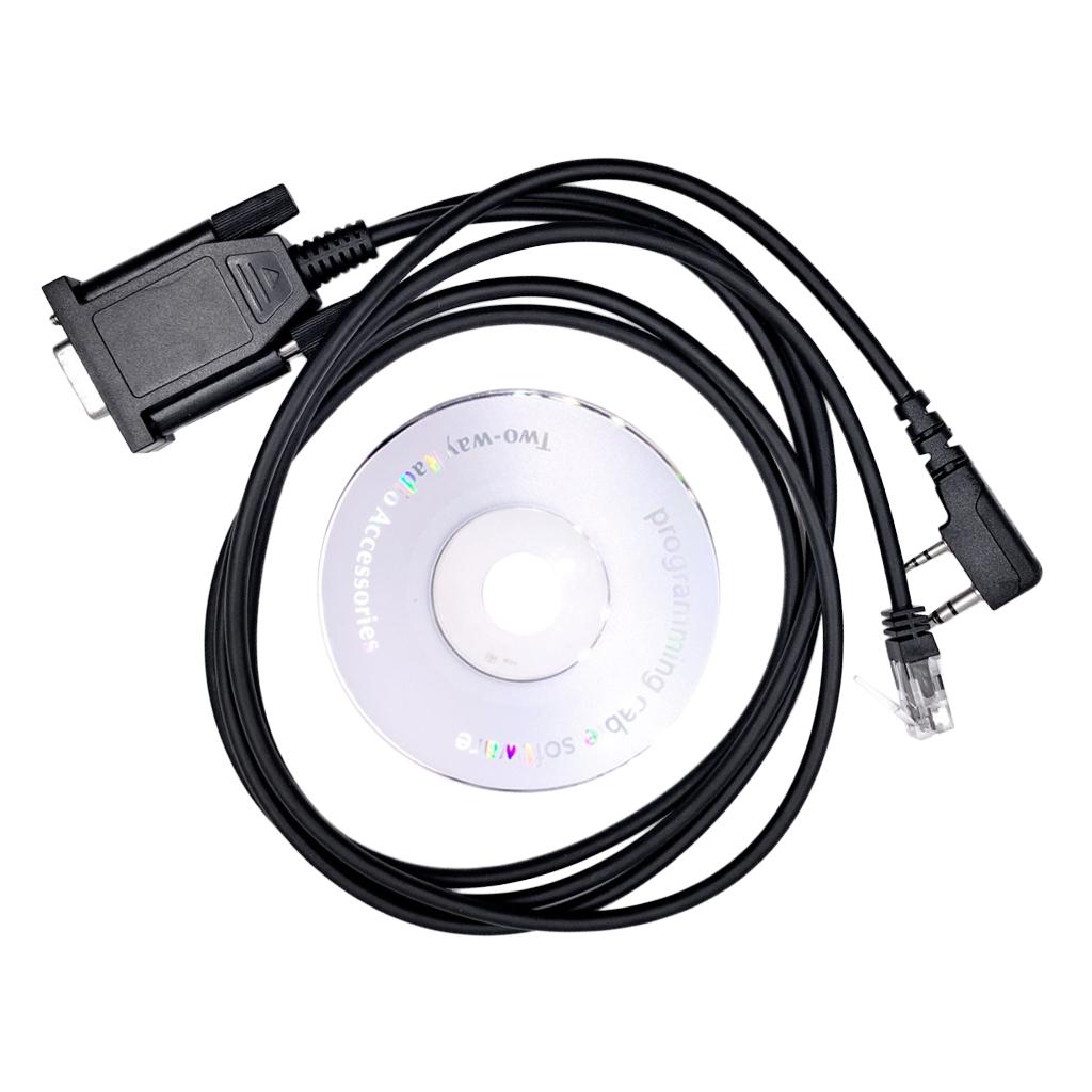 Programming Cable with COM Port for Kenwood Two Way Radio Walkie Talkies