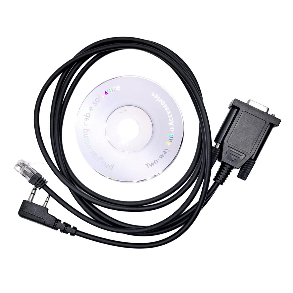 Programming Cable with COM Port for Kenwood Two Way Radio Walkie Talkies