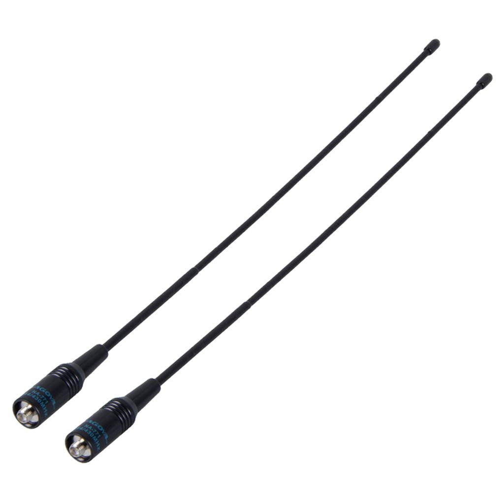 2Pieces SMA-Female Antenna Dual Band VHF/UHF 144MHz/430MHz Radio Antenna