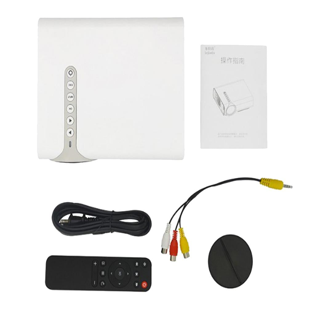 HD1080P Portable Home LED Projector USB Cinema Theater Multimedia AV HD